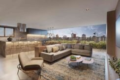 Living apto 126m² ampliado