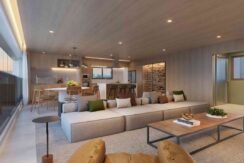 Living apto decorado 166m²